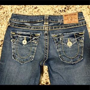 True Religion skinny jeans.